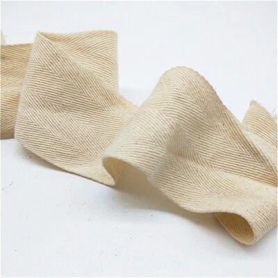 50M DIY Wide Cotton Trims Bias Binding Tape Sewing Craft Trimming Strap Edging - Image 1 of 4