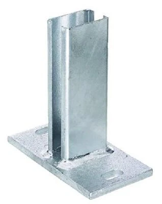 GAH Alberts 685676 Staffa portapalo per Pali per Recinzione per cordolo a L, Acc - Immagine 1 di 3