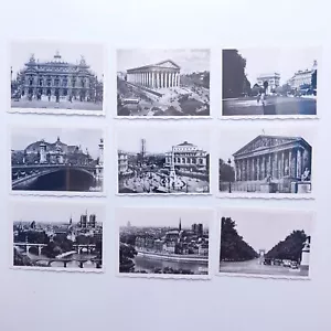 Vintage Souvenir Musee du Louvre confezione 9 foto anni 30 FRANCIA mini bordo arruffato - Foto 1 di 21