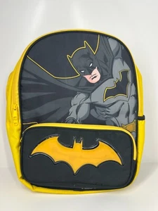 DC Comics Batman backpack bag back to school kids adjustable strap insulated - Picture 1 of 14
