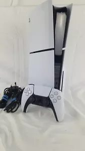 Sony Playstation 5 1TB Slim Disc edition + Cables & Controller - Picture 1 of 8