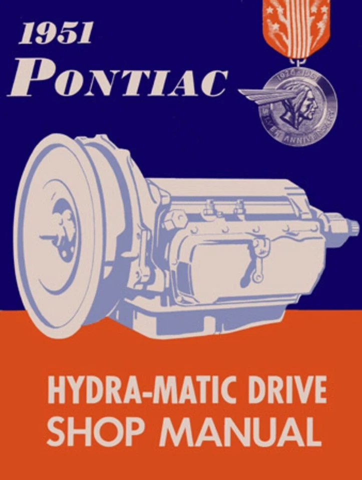 Pontiac Hydra-Matic 1951 transmisión manual de reparación de servicio guía de libro OEM Foto 1 de 1