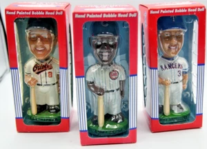 MLB Bobblehead Set of 3 – Sammy Sosa, Cal Ripken Jr., Alex Rodriguez – New - Picture 1 of 8