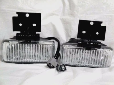 Glass Driving Fog Light Lamps w/Bulbs One Pair Fit 1997 1998 Grand Cherokee - Image 1 of 2