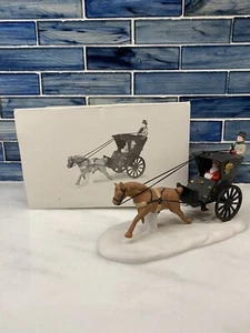 Retired Dept 56 Heritage Village Collection Christmas Kings Road Cab 5581-6 - Bild 1 von 10
