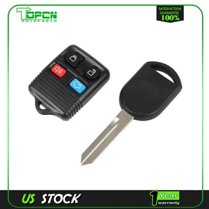Remote Car Fob + Key For Ford Expedition 5.4L 1998-1999&2001-2014 Ford Edge - Picture 1 of 9