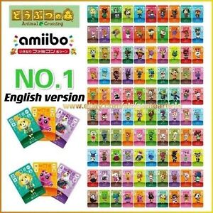 Animal Crossing NFC Cards Series 1 - 5 US Version Customized