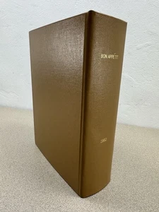 Vintage 1982 Bon Appetit Magazines Complete Set 12 Issues Book Bound MINT! - Picture 1 of 16