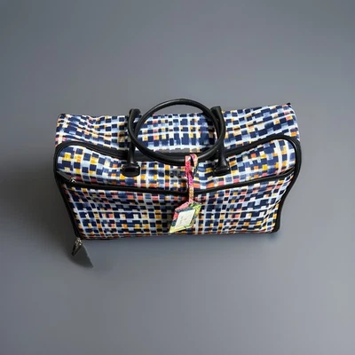 Bolso de Lona Vera Bradley Icónico Abstracto Convertible Prendas Viaje Fin de Semana Foto 1 de 4