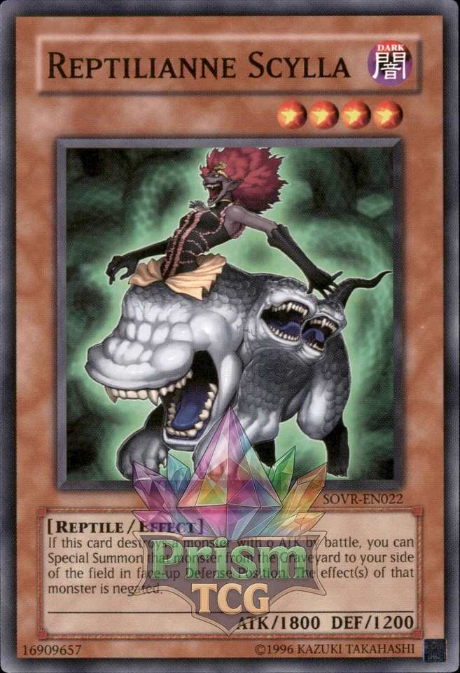 Reptilianne Scylla SOVR-EN022 Yugioh - Image 1 of 1