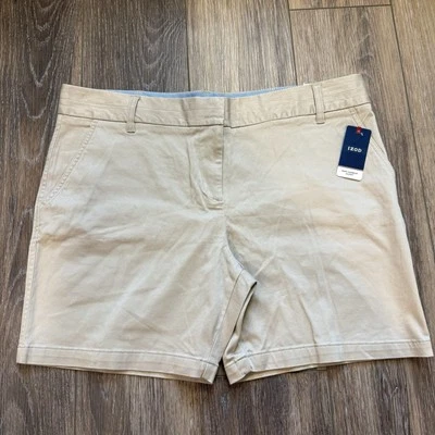 Новый с Ярлыками Izod Bay гавани хаки шорты женский размер 16 классический опрятный Summer - Изображение 1 из 4