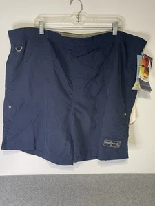 Hook & Tackle Mens Original Beer Can Island Hi Tech Fishing Nylon Shorts Sz XL - Picture 1 of 12