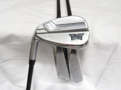 Used LH PXG 0211 XCOR2 Iron Set 7-9 irons Aldila NV 55R Regular flex Graphite - Image 1 of 4
