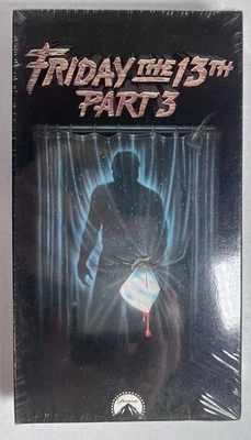 RARE Friday the 13th Part 3 New Sealed VHS Horror Jason Foto 1 de 4