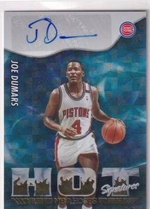 2022-23 NBA Panini Hoops No. HS-JOE Joe Dumars Hot Signatures Auto - Picture 1 of 2
