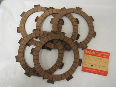 Пробковые пластины сцепления Suzuki NOS (5 шт.) MT50 Trailhopper FA50 #21441-19001 - Изображение 1 из 2