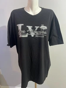 The Fabulous Las Vegas Nevada Hombres Camiseta Negra Algodón 3XL Funciona Pequeña Como 2X - Imagen 1 de 4