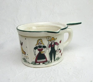 Calentador de mantequilla fundidor Metlox Pottery Poppytrail HOMESTEAD PROVINCIAL - Imagen 1 de 8