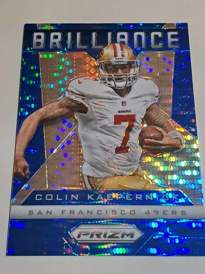 Colin Kaepernick Prizm Blue Brilliance #3 2013 Panini - Image 1 of 4