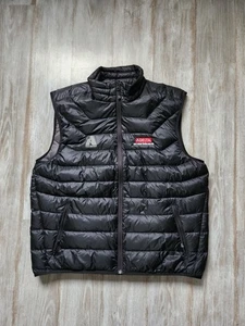 Eddie Bauer First Ascent Goose Down Vest Mens XL Black Puffer Full Zip Delta  - Picture 1 of 10