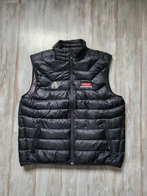 Eddie Bauer First Ascent Goose Down Vest Mens XL Black Puffer Full Zip Delta  - Image 1 of 4