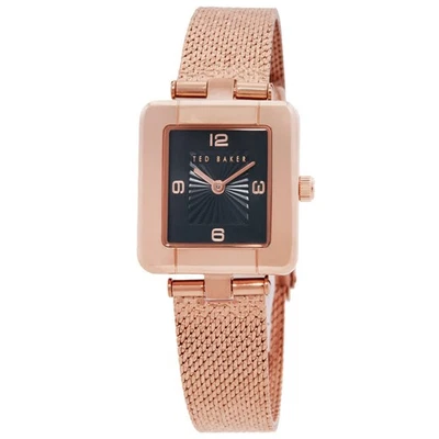 Reloj Ted Baker Mayse de cuarzo con esfera negra para dama BKPMSF3049I Foto 1 de 3