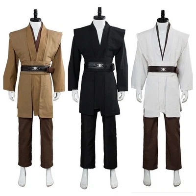 Jedi Obi Kenobi Wan Anakin Skywalker Cosplay Costume Wras Knight uniform fullset - Image 1 of 2