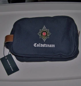 NUEVO HUDSON SUTLER Carrito de Viaje Artículos de Aseo DOP Kit Bolsa COLDSTREAM COUNTRY CLUB Azul Marino - Imagen 1 de 7