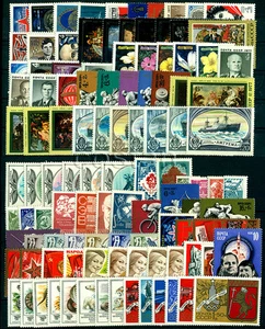 1977 Russia, Russia, Russia, nuovo di zecca set anno = 116 francobolli +8 s/s, 3 ERRORI - Foto 1 di 3