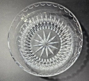 Princess House Royal Highlights 9" Crystal Salad Bowl Vintage Elegant Glassware - Picture 1 of 4