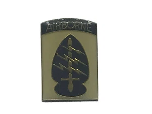 Ejército de los Estados Unidos Fuerzas Especiales Aerotransportadas Solapa Pin Relámpago Espada Punta de Flecha B4 - Imagen 1 de 5