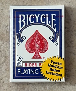BICYCLE RIDER BACK 808 CARTAS NUEVAS SELLADAS DE COLECCIÓN POKER BLUE MAGIC - Imagen 1 de 3