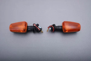 Pair of Orange Front Turn Signals indicators Pair YAMAHA XJR 1300 1999-2013 - Picture 1 of 5