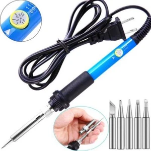 Electric Soldering Iron Gun Adjustable Temperature 60W 110V Welding Solder Wire - Picture 1 of 9