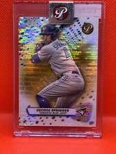 George Springer 2023 Topps Pristine Encased Gold Refractor /50 Blue Jays