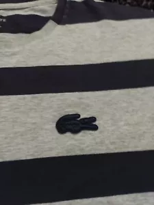 Lacosta T Shirt Blue And Gray Size 7 - Picture 1 of 6