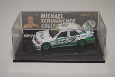 V 1:64 MINICHAMPS MICHAEL SCHUMACHER MERCEDES BENZ EVO 2 190 DEBIS 1991 MIB RARO - Immagine 1 di 4