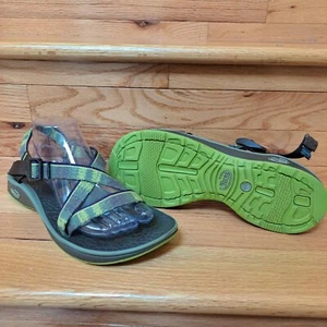 CHACO Eco Tread Summer Sunset Green Sandals Size Womens 11 J103464 Performance - Picture 1 of 21