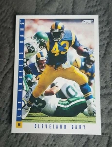1993 Score Football Card #53 Cleveland Gary - Los Angeles Rams - Picture 1 of 2