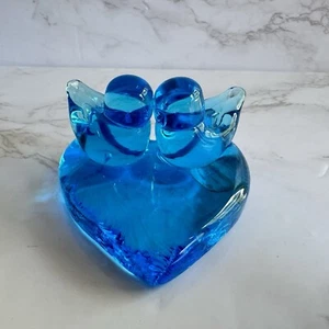 Vintage Sunny Day Doppelglas Bluebirds of Happiness auf Herz signiert Ron Ray 1996 - Bild 1 von 7