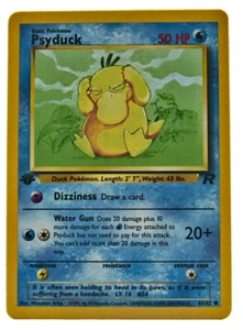 Psyduck 65/82 Common 1st Edition Team Rocket NEW NM+ With eBay Tracking - Picture 1 of 3