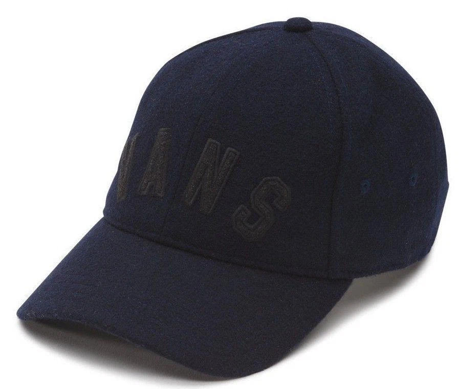 VANS Dugout Baseball Hat Strapback Dress Blue Black One Size