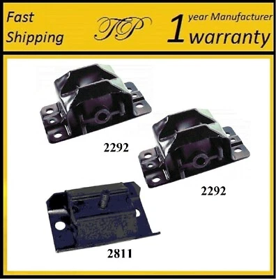 3 piezas de montaje de motor y transmisión para Chevrolet Caprice 1994-1996 4,3 L y 5,7 L Foto 1 de 4