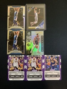 Ben Simmons Lot (7) + Silver 2019 Prizm + Gold Donruss Clearly - Picture 1 of 5