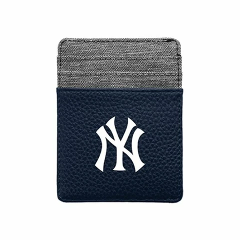 New York Yankees Front Pocket Wallet, MLB Licensed Pebble Cover