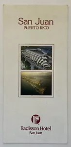 Vintage Brochure Radisson Normandie Hotel San Juan Puerto Rico 1988 Rooms Prices - Picture 1 of 4