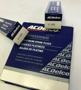 NEW GENUINE GM ACDelco Iridium Spark Plugs 41-988 Set Of 6 - Picture 1 of 1