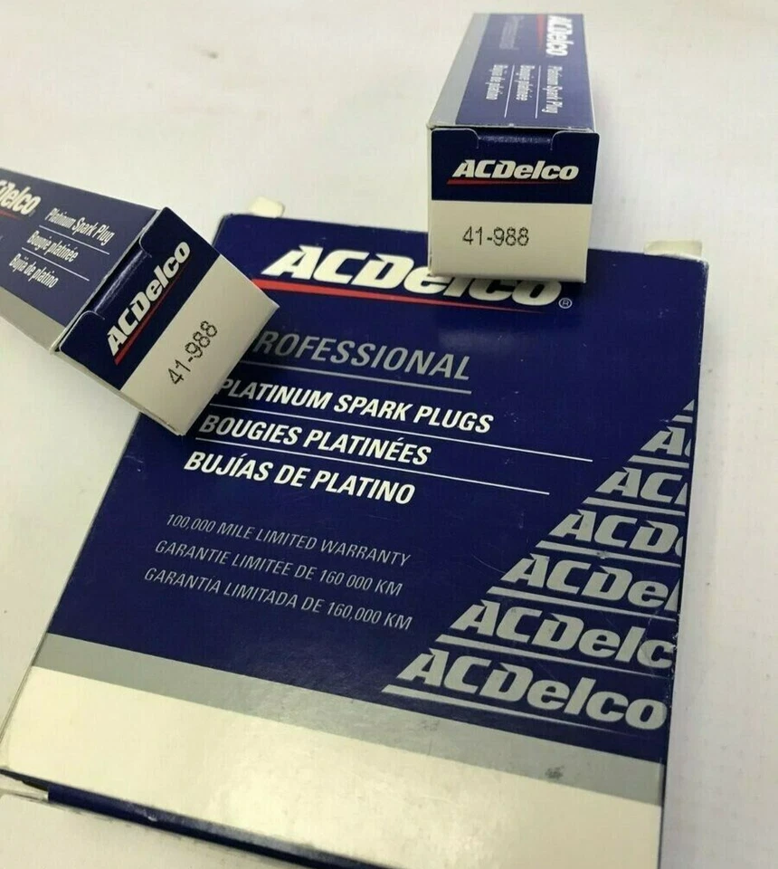 NUEVO GENUINO GM ACDelco Iridio Bujías 41-988 Juego De 6 Foto 1 de 1