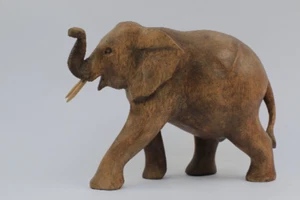 Marvelous Heavy Ancient Egyptian Elephant-Replica Handmade Sandalwood - Picture 1 of 4