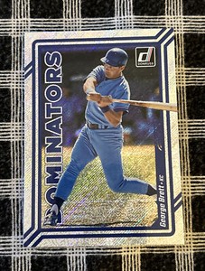 2023 Donruss GEORGE BRETT Dominators Rapture Parallel Card #D1 Panini HOF Royals